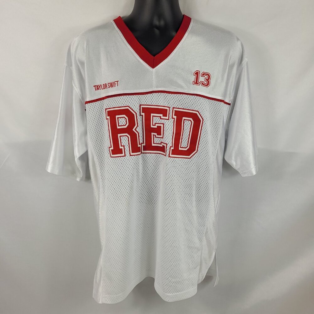 Taylor Swift The Red Tour Concert Football Jersey Womens Size Large
